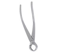 BTOSEP Cortador de perilla de acero inoxidable de 180 mm con borde cóncavo para recortar forma de bonsái, mango ergonómico, herramienta de jardín para entusiastas