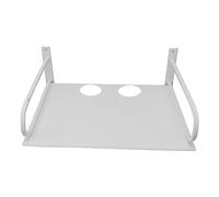 BTOSEP Estante para proyector montado en la pared con diseño de aluminio resistente que ahorra espacio para organizar reproductores de DVD y routers en el salón (blanco)