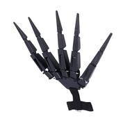 BTOSEP Festival Dedos Articulados Araña Garra Dedo Prop Negro Araña Garra Prop para Festival Cosplay Performance (Mano Izquierda)