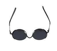 BTOSEP Gafas de sol polarizadas unisex estilo retro para deportes de playa, conducción, pesca, 5.5 x 5.4 x 1.8 pulgadas, marco negro, gris