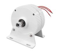 BTOSEP Generador de viento magnético permanente de 3 fases, generador eléctrico eficiente para aplicaciones domésticas e industriales, cobre puro (400 W 12 V)