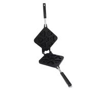 BTOSEP Gofrera en forma de corazón, antiadherente, doble cara, para amantes del desayuno en cocinas pequeñas, aleación de aluminio, diseño compacto, 1 unidad