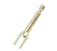 BTOSEP Herramienta de montaje de extremo de barra RC de acero de aleación, portátil, de alta dureza, herramienta de desmontaje rápido para 1/10 SCX10 TF2 VS4-10 2.5 pulgadas (dorado)