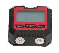 BTOSEP Inclinómetro digital de alta precisión, transportador electrónico magnético, medidor de nivel de ángulo para carpintería, 5,3 x 5,3 x 2,7 cm (rojo)