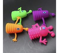 BTOSEP Juego de 5 muñecos de dedo de plástico TPR, coloridos accesorios para contar historias, perfecto para la interacción entre padres e hijos, 6 x 5 cm (como se muestra)