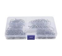 BTOSEP Juego de anzuelos de pesca de acero de alto carbono con púas, diseño de pulpo para agua dulce y salada, 180 piezas