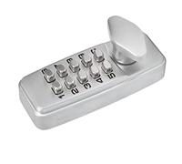 BTOSEP Juego de cerradura mecánica inteligente impermeable de aleación de zinc para puerta de oficina en casa, cerradura codificada sin llave duradera, aplicable para puertas de 30 a 60 mm, sin