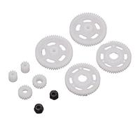 BTOSEP Juego de piñones de motor RC duraderos y ligeros para Axial SCX24 1/24 RC modelo de vehículo