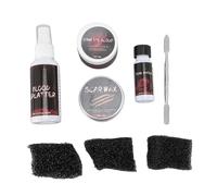 BTOSEP Kit de maquillaje de sangre artificial, kit de pintura facial y corporal para fiestas temáticas, carnaval, cosplay, festivales