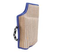 BTOSEP Manga para mordeduras de perro, ajustable, cómoda, protección de brazo para entrenamiento de pastores alemanes y mastines, cáñamo grueso, 1 unidad