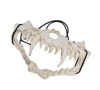 BTOSEP Máscara de cosplay realista de calavera para fiestas de teatro, festivales, látex ajustable, 16 x 10 x 8 cm