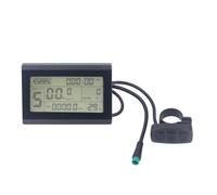 BTOSEP Panel de control de pantalla LCD para bicicleta eléctrica, medidor duradero para velocidad de ciclo y equipo de potencia para ciclismo de montaña