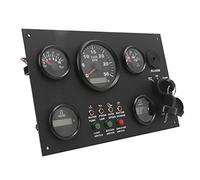 BTOSEP Panel de control multifunción para caravanas y barcos con diseño impermeable y cinco indicadores de funcionamiento para sistemas de 12 V/24 V