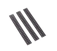 BTOSEP Pegatinas de botón Kalimba, delgadas, autoadhesivas, para decoración de principiantes, 3 unidades, notas musicales para piano de pulgar de 17 teclas (negro)