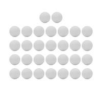 BTOSEP Pelotas de golf de espuma EVA, 30 unidades, 21,5 mm, ligeras, no tóxicas, coloridas (blancas)
