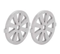 BTOSEP Placa de Corte de Acero Inoxidable 304 para Picadora de Carne, 2 uds., 7mm/0,3 Pulgadas de Identificación para Picadora de Carne Tipo 5#/B (Cuchillo de malla en forma de abanico de 7 mm de)