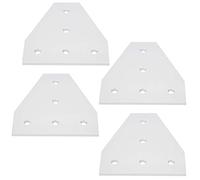 BTOSEP Precise 203040 Placa de conexión en forma de T, soporte de conexión duradero de 5 agujeros para perfiles de aluminio, posicionamiento continuo para marcos de aluminio en la industria de la