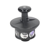 BTOSEP Prisma de 360 grados para Topografía, Vidrio K9 Duradero | ABS resistente al desgaste, Fácil de transportar, Ideal para túneles, metros y carreteras, Mediciones precisas