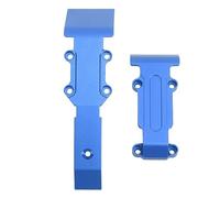 BTOSEP Protección contra el empotramiento de aluminio RC para coche, duradera, ligera, para 1/16 Slash (azul)