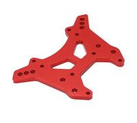 BTOSEP Puente amortiguador de aleación de aluminio, montaje frontal, reducción de vibración duradera para 1/8 Kraton 6S, rojo, 1 pieza