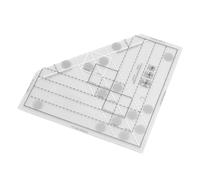 BTOSEP Regla de bordado de malla acrílica, duradera, antideslizante, para bricolaje, costura, manualidades y diseño de patrones de colchas, 13,7 x 13,7 cm