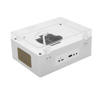 BTOSEP Reproductor de CD Bluetooth portátil inalámbrico con mando a distancia, dos altavoces para uso doméstico, color blanco