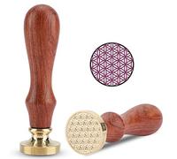 BTOSEP Sello de cera clásico retro de madera para invitaciones de boda, sobres, 8,9 x 2,5 cm, 1 unidad (otra sección F: 203)