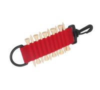 BTOSEP Soporte de té de golf, práctico portaté portátil con gancho para entusiastas del golf, material de nailon de bambú, rojo, Casual