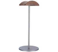 BTOSEP Soporte para auriculares, diseño de madera de nogal negro de alta calidad para uso en casa, oficina y estudio, soporte construido de aluminio resistente