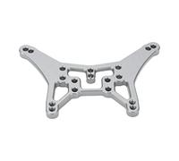 BTOSEP Torre de choque trasero de aleación RC con múltiples agujeros de localización para una mejor reducción de vibración para coches RC ZD Racing 7515 1:10 en gris