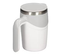 BTOSEP Vaso agitador automático, 380 ml, para café, té, chocolate caliente, portátil, acero inoxidable