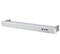 METZ CONNECT BTR 19-Panel 1HE BTR NETCOM 130B11P0-E, Panel de conexión para bastidor de 1HE con 24 puertos RJ-45 Kat.6A Class EA