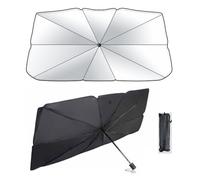 BTRAP Parasol Coche Parabrisas Delantero, para Toyota C-HR 2019-2024, Negro, Poliéster, Plegable, 1 unidad
