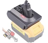 BTRUI Adaptador de batería Dyson V6 para Dewalt 18VConvertir a para Dyson V6 DC58 DC59 DC61 DC62 SV04 SV09 Convertidor de vacío (Adaptador Solamente)