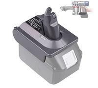 BTRUI Adaptador de batería para Dyson V6 Makita 18 V batería de litio para Dyson V6 Vacuum Animal+Fluffy DC58 DC59 DC61 DC62 SV06 convertidor de aspiradora de mano (adaptador MT18V6)