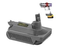 BTRUI Adaptador V10 para aspiradora Dewalt de 18 V 20 V de litio para Dyson V10 SV12 Animal Absolute Motorhead Fluffy Total Wireless Stick Aspiradora (solo adaptador)