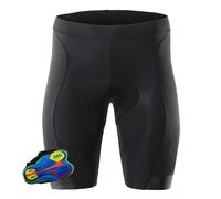 BTRYLDCFA Culotte Ciclismo Hombre Pantalones Cortos de Ciclismo for Hombre, Negros, con Acolchado 20D, elásticos, Tallas XXS-5XL.(Color-1,XL)