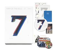BTS Album - MAP OF SOUL : 7 [ 3 ver. ] Package + Photo Book + Lyric Book + CD + Mini Book + Photo Card + PostCard + Sticker + Coloring Paper