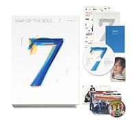 BTS Album - MAP OF SOUL : 7 [ 4 ver. ] Package + Photo Book + Lyric Book + CD + Mini Book + Photo Card + PostCard + Sticker + Coloring Paper