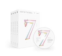 BTS Bangtan Boys - Map of The Soul: 7 álbumes + póster plegado + tarjetas de fotos adicionales 1+2+3+ 4. Set