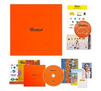 BTS - [ BUTTER ] (PHEACHES Ver.) CD-R + Photobook + Lyric Cards + Instant Photo Card + Photo Stand + Folded Message Card + Graphic Sticker + Photo Card