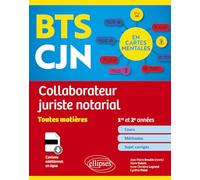 BTS CJN en cartes mentales: Collaborateur juriste notarial