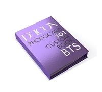 BTS DICON Photocard 101: Custom Book Behind BTS desde 2018 [Incl. Random BTS Photocard & Photocard Sleeve], Oro