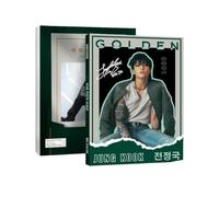 BTS JUNGKOOK 37A244-JK - Álbum de fotos periférico dorado de alta definición