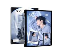 BTS JUNGKOOK 37A246-JK - Álbum de fotos periférico dorado de alta definición
