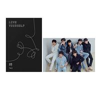 BTS Love Yourself Tear (R versión) 3rd Álbum Bangtan Boys CD+Poster+Photobook+Minibook+Photocard+Standing Photo+Gift (Extra 6 Photocards and 1 Double Sided Photocard Set)