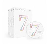 BTS 'Map of The Soul 7' Random Version CD+36p PhotoBook+52p Lyric Book+20p Mini Book+1p PhotoCard+1p Postcard+1p Sticker+1p Coloring Paper+Message PhotoCard Set+Tracking KPOP Seaeld