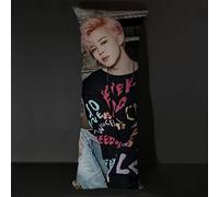 BTS Merchandising Almohada corporal rellena de fibra de poliéster, almohada Kpop Jimin V Suga Jung Kook Photos Digital P 45 cm x 45 cm