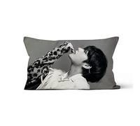BTS Merchandising BTS Almohada de lona transpirable Jin Jimin Jung Kook JHope RapMonster V Tapizado de doble cara 45 cm x 45 cm