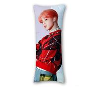 BTS Merchandising BTS Bangtan Boys - Almohada de cuerpo completo con Jimin V Suga Jungkook doble impresión funda de almohada para 45 x 45 cm